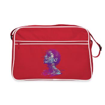 Spirale Portait - Sac Retro - rouge/blanc - Devant