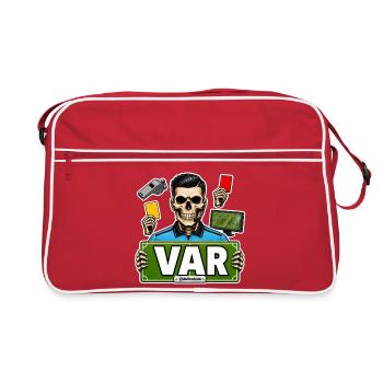 SkullCostume World Edition : arbitre VAR - Sac Retro - rouge/blanc - Devant