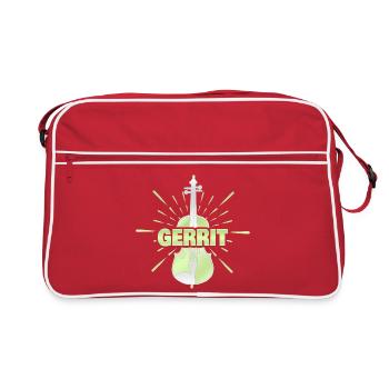 Orchester G - Retro Tasche - Rot/Weiß - Vorne