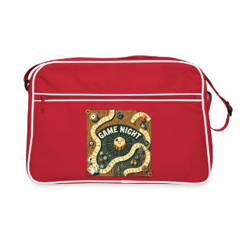 Game Night Dice Path - Retro Bag - red/white - Front