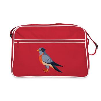 Coucou Oiseau - Sac Retro - rouge/blanc - Devant