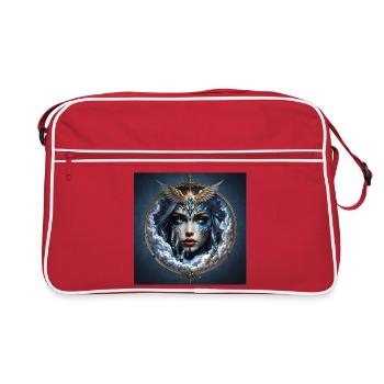 Sky Queen with Wings - Retro Bag - red/white - Front