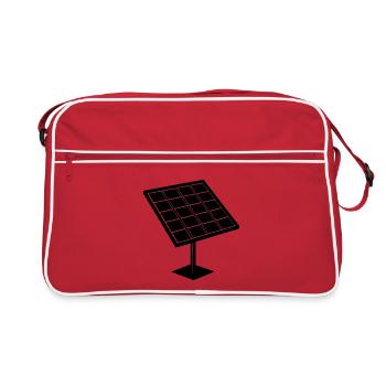Solar panel - Retro Bag - red/white - Front