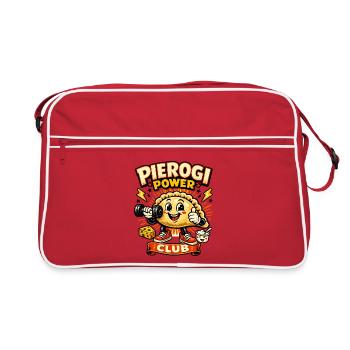 Power Club Dumplings - Chemise de sport polonaise drôle - Sac Retro - rouge/blanc - Devant