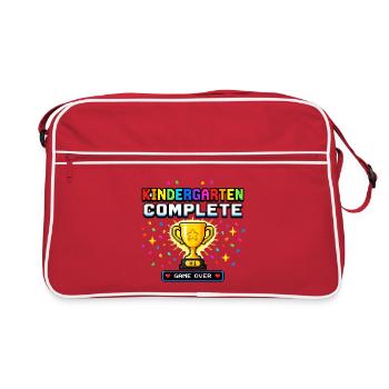 Kindergarten Complete Cup 8-Bit – Gaming Design - Retro Bag - red/white - Front