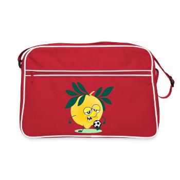 Lemon du football pour enfants - Sac Retro - rouge/blanc - Devant