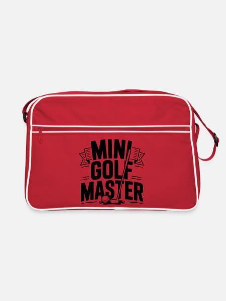 Golf Master - Retro Bag - red/white - Front
