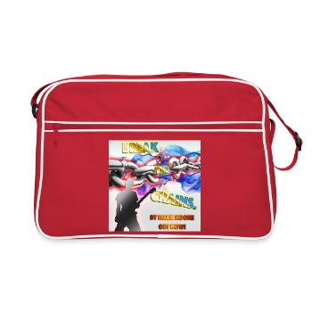 Break the Chains by Mark Noone - Retro Bag - red/white - Front