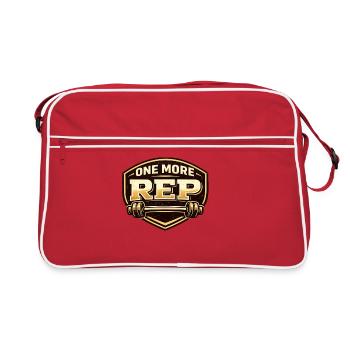 Une répétition de plus - Sac Retro - rouge/blanc - Devant