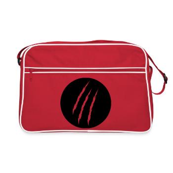 griffe - Sac Retro - rouge/blanc - Devant