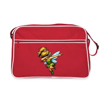 Tapping de la fée femelle - Sac Retro - rouge/blanc - Devant