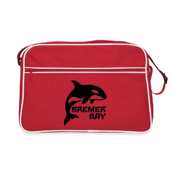 Bremer Bay Orca - Retro Bag - red/white - Front