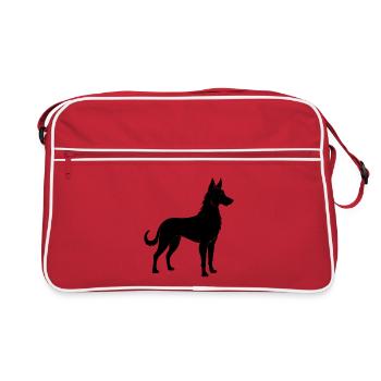 Berger Picard - Sac Retro - rouge/blanc - Devant