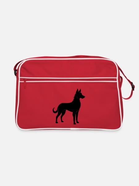 Berger Picard - Retro Tasche - Rot/Weiß - Vorne