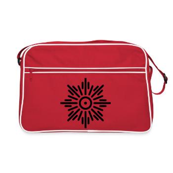 Aztec sun - Retro Bag - red/white - Front