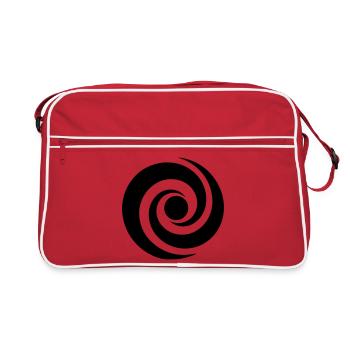 japonaise spirale - Sac Retro - rouge/blanc - Devant