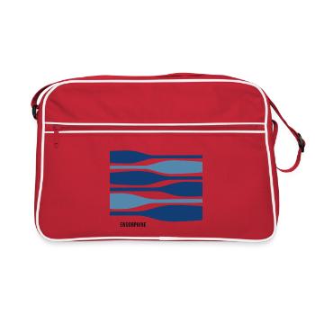 Endorphins – paddling with a good feeling - Retro Bag - red/white - Front
