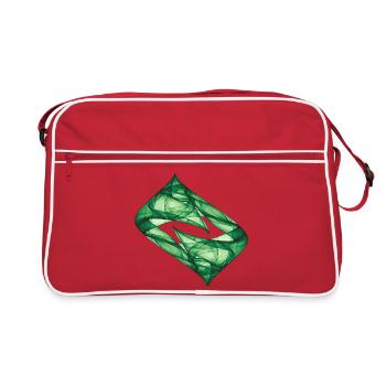 Dynamic Track - Nature - Chaos Art - Retro Bag - red/white - Front