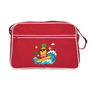 Surf Pineapple Summer - Sac Retro - rouge/blanc - Devant
