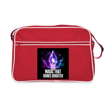 Magic Crystal: Light Shines Brighter - Retro Bag - red/white - Front