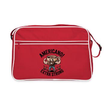 Américain fort – Dessin animé Flex Cup - Sac Retro - rouge/blanc - Devant