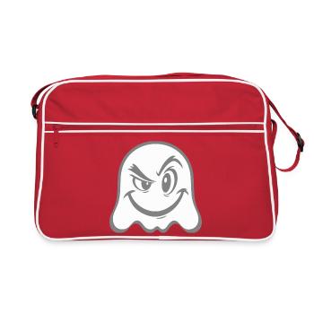 Ghost - Retro Tasche - Rot/Weiß - Vorne