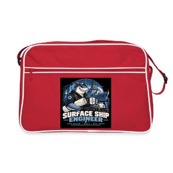 Surface Ship Engineer – Design Build Sail - Retro Tasche - Rot/Weiß - Vorne