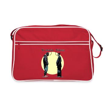 YO COUSIN, YAKUSA! - Vororte gegen Japan - Retro Tasche - Rot/Weiß - Vorne
