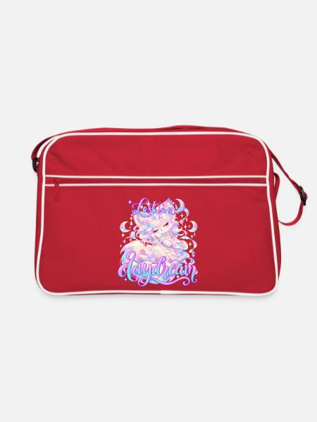 Lost in a Dream  - Retro Tasche - Rot/Weiß