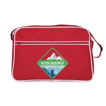 Geschenk für Kosciuszko - Retro Tasche - Rot/Weiß - Vorne