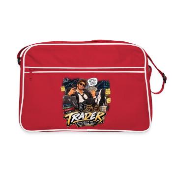 Free Trader: Finanzielle Gewinne und Lachen - Retro Tasche - Rot/Weiß - Vorne