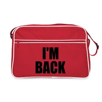I'm back - Sac Retro - rouge/blanc - Devant