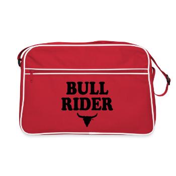 Bull rider - Sac Retro - rouge/blanc - Devant