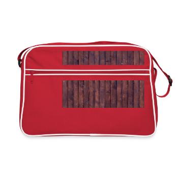 clôture fence bois métallique picked garden42 - Sac Retro - rouge/blanc - Devant