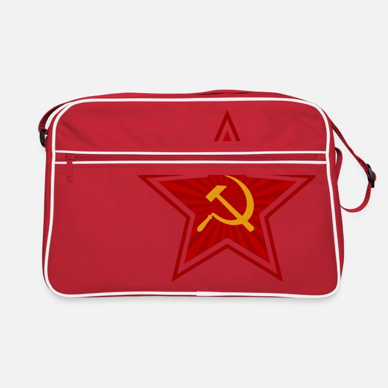 Kommunismus Roter Stern - Geschenkidee Retro Tasche