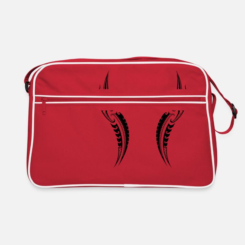 Tribal Warrior Pattern - Traditional Polynesian Retro Bag