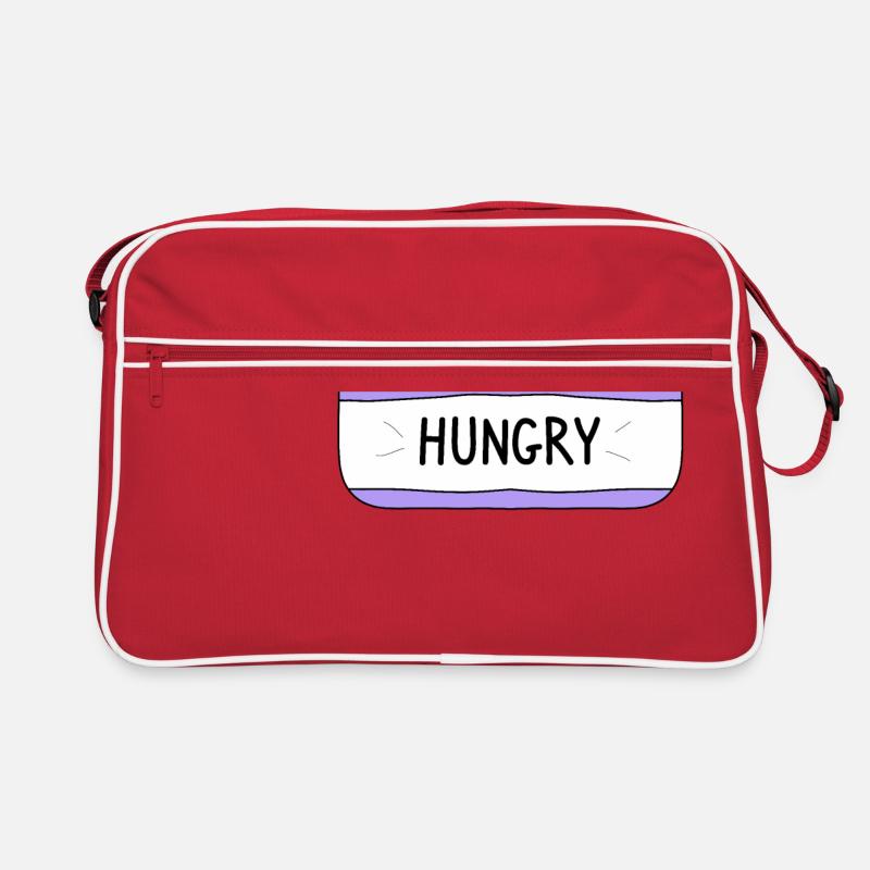 Bonjour j'ai faim, T-shirt drôle Sac Retro