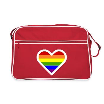 Lgbt - Sac Retro - rouge/blanc - Devant