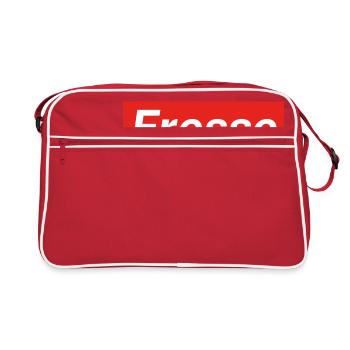 Eating - Retro Bag - red/white - Front
