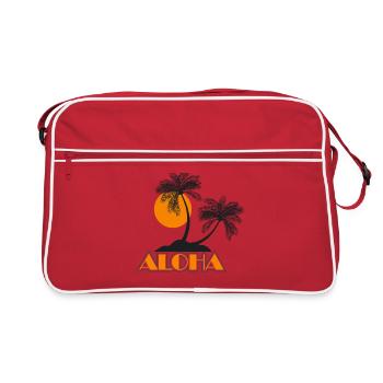 Aloha - Sac Retro - rouge/blanc - Devant