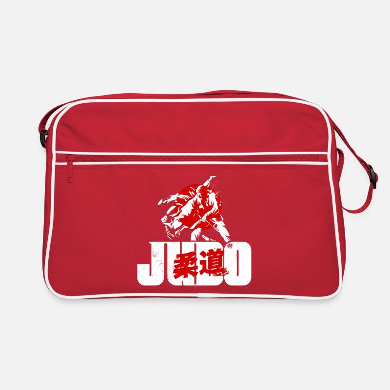Judo - Sac Retro - rouge/blanc