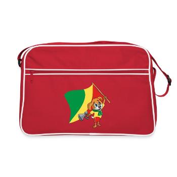 Congo (Brazzaville) fan chien - Sac Retro - rouge/blanc - Devant