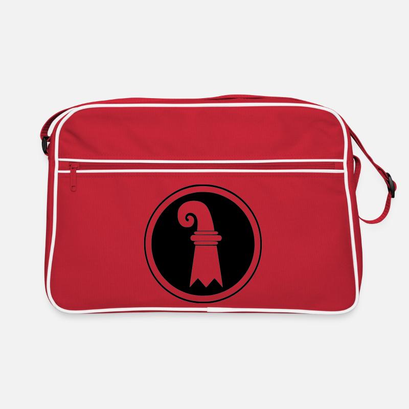 Drapeau de Bâle en cercle Sac Retro