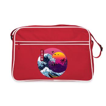 Retro Japanese Wave - Retro Bag - red/white - Front