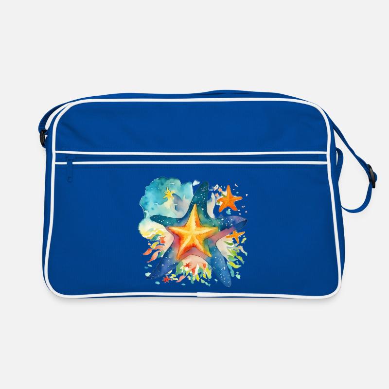 Seestern Retro Tasche