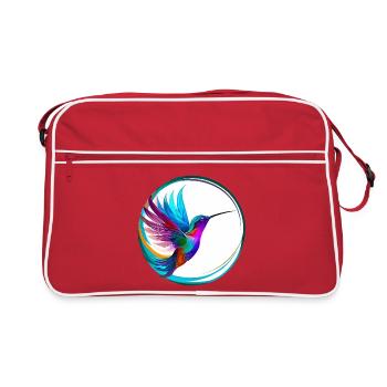 Hummingbird - Retro Bag - red/white - Front