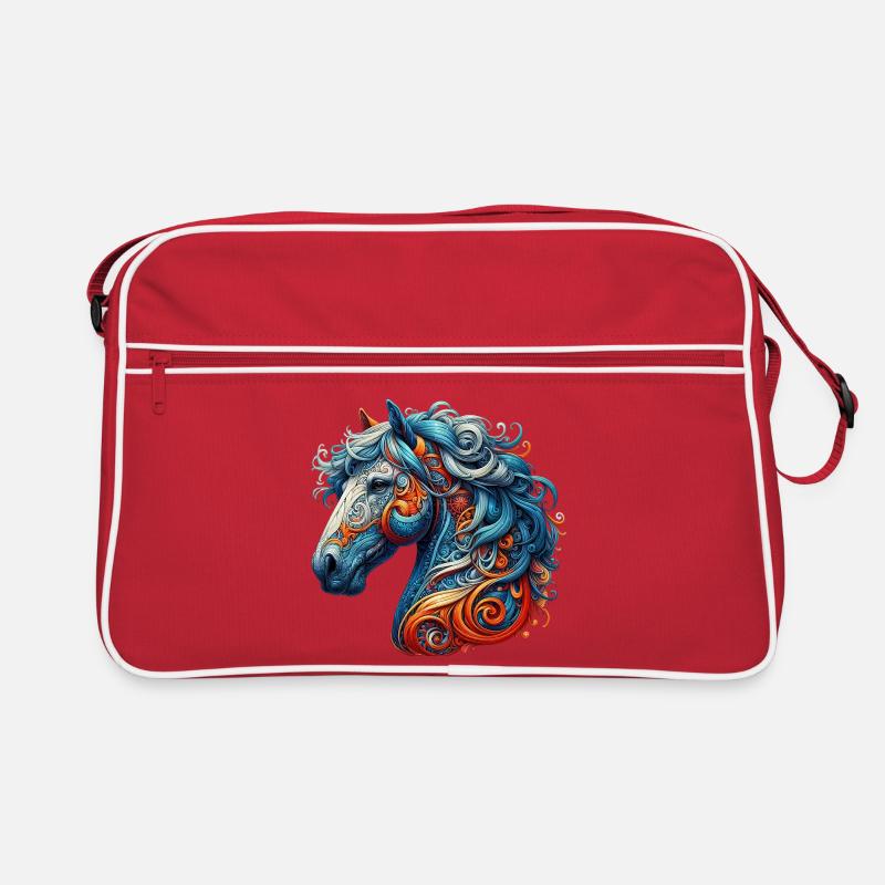 Pferd Retro Tasche