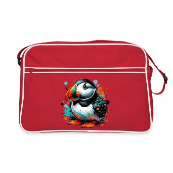 Macareux - Sac Retro - rouge/blanc - Devant