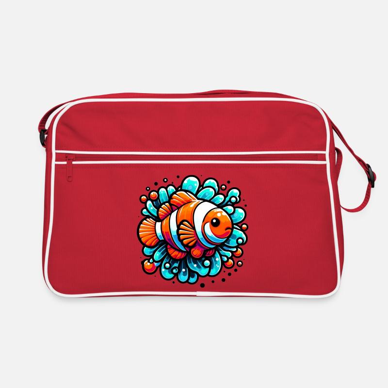 Clownfische Retro Tasche