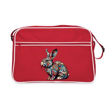 Lapin - Sac Retro - rouge/blanc - Devant